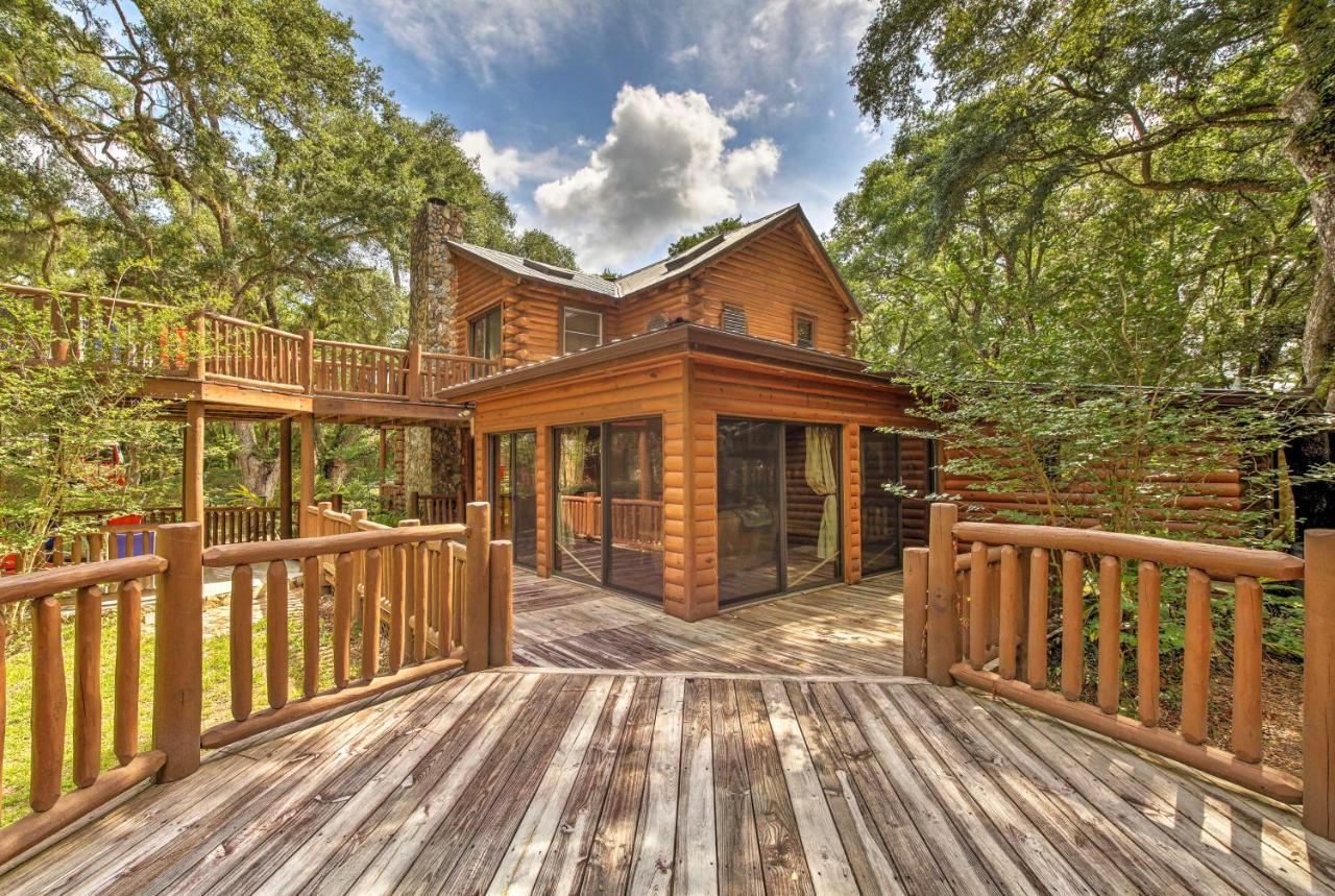 Quiet Inverness Log Cabin With Furnished Deck! Villa Floral City Екстериор снимка