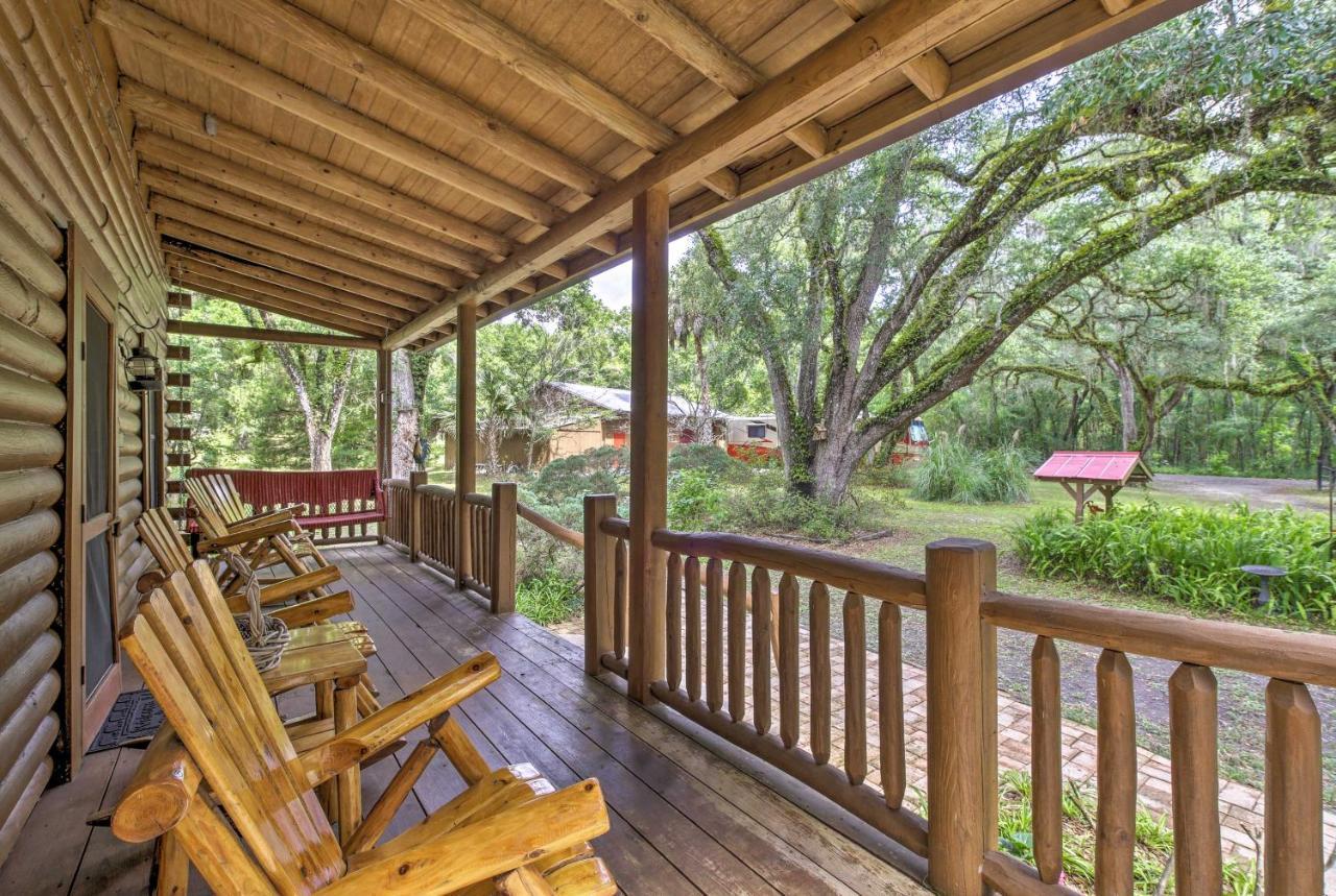 Quiet Inverness Log Cabin With Furnished Deck! Villa Floral City Екстериор снимка