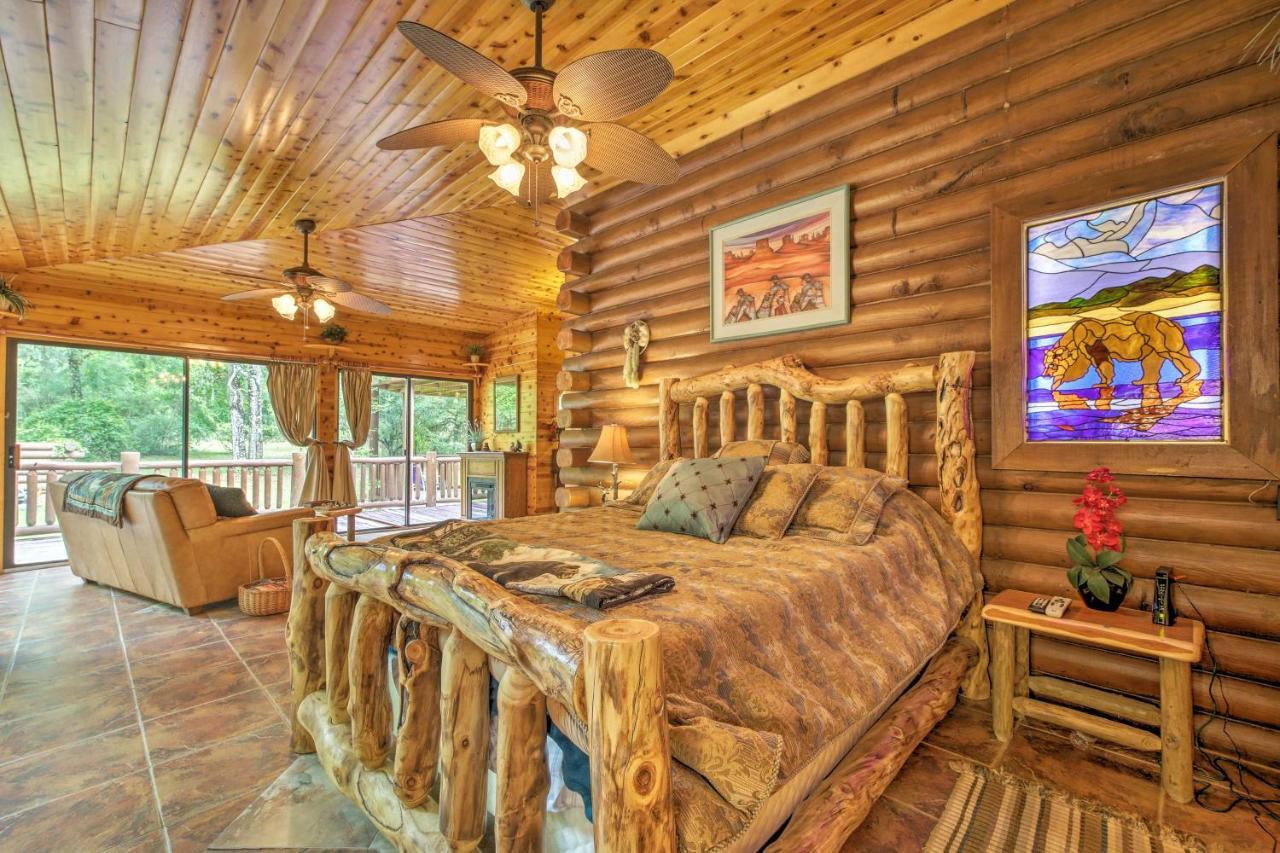 Quiet Inverness Log Cabin With Furnished Deck! Villa Floral City Екстериор снимка