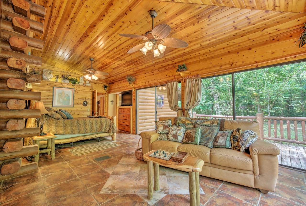 Quiet Inverness Log Cabin With Furnished Deck! Villa Floral City Екстериор снимка