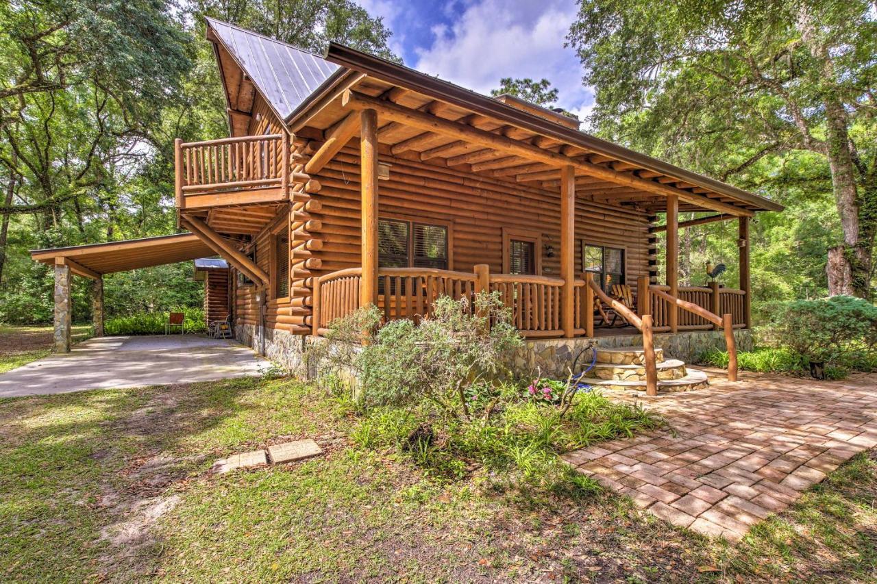 Quiet Inverness Log Cabin With Furnished Deck! Villa Floral City Екстериор снимка